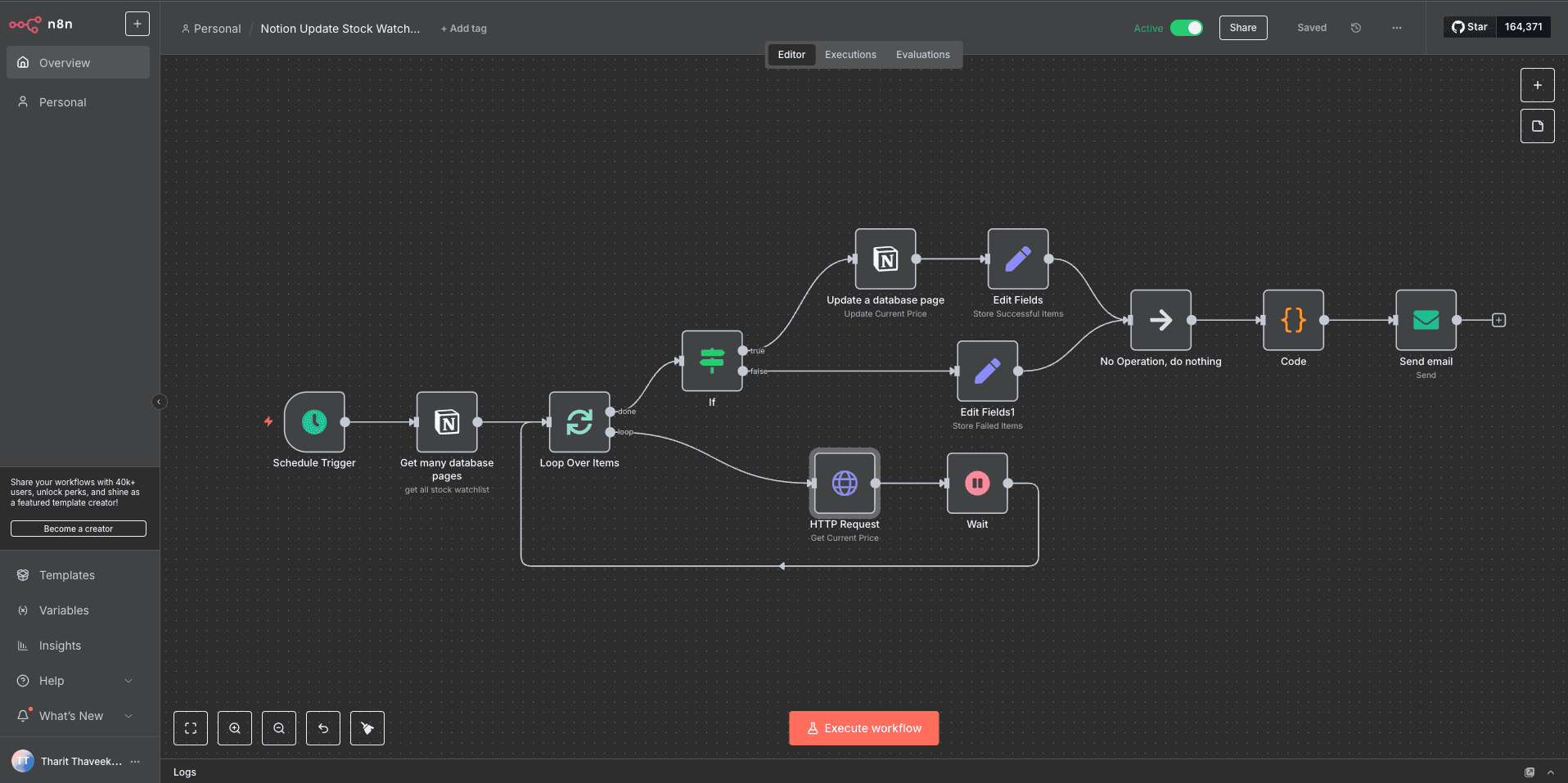N8n workflow